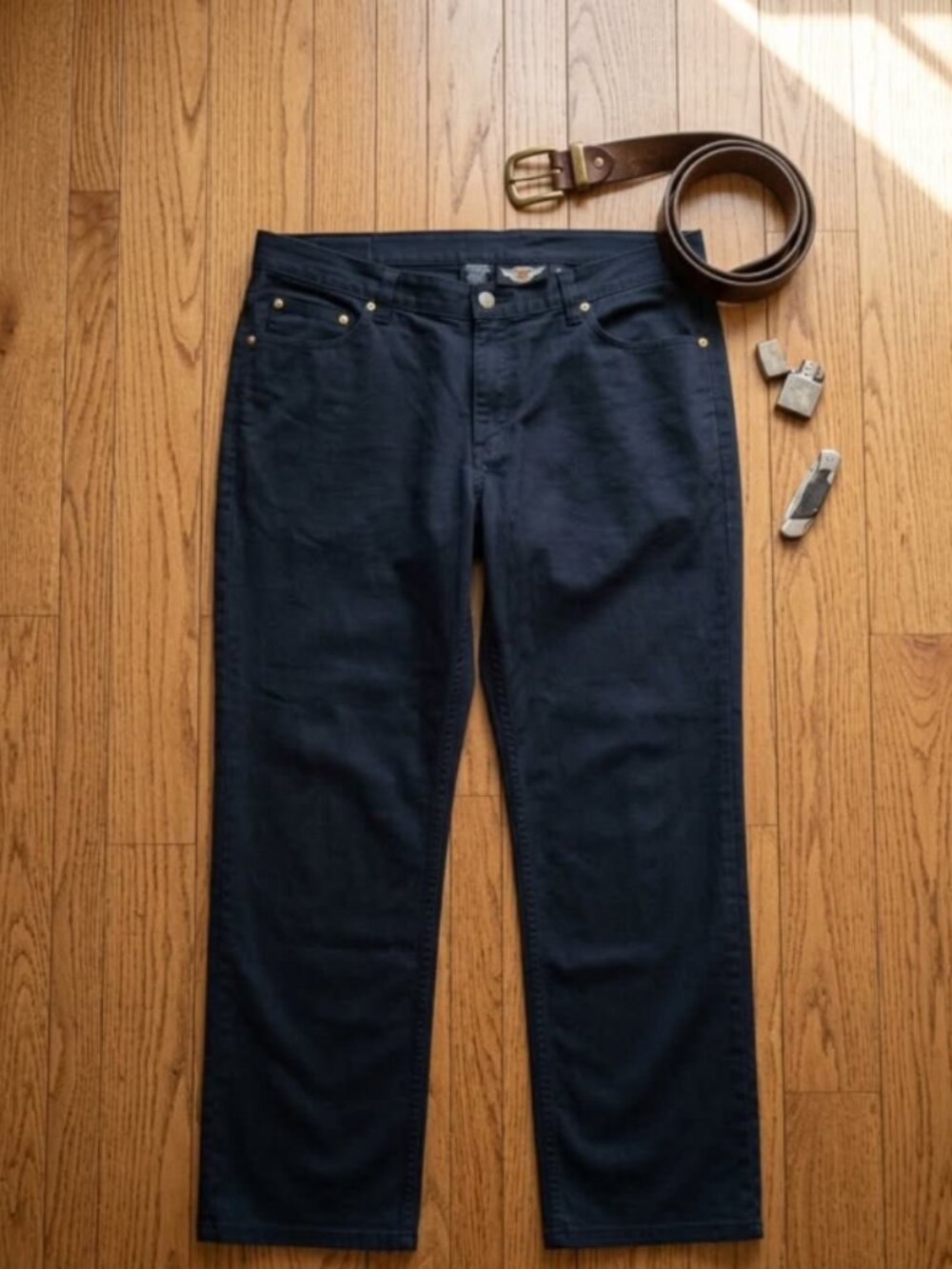 Harley-Davidson Dark Wash Bootcut Jeans Size 16 Vintage Y2K #184